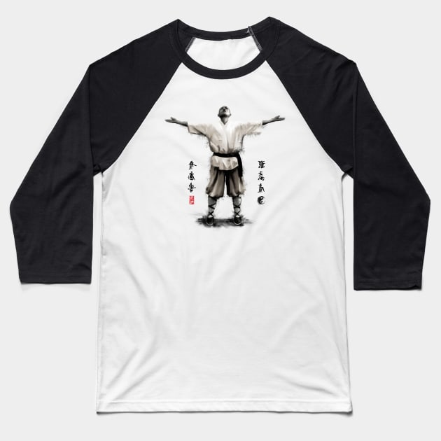 Shaolin Chi Gong Baseball T-Shirt by ILYOart